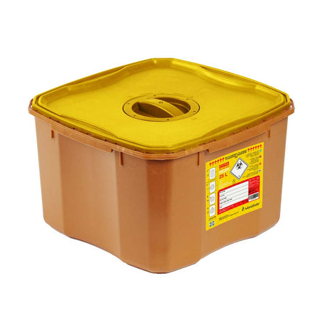 Woodsafe Wood Composite Sharps Bin Lid With Screw Fit Cap 25 Litre