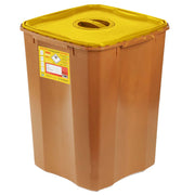 Woodsafe Wood Composite Sharps Bin Lid With Screw Fit Cap 50 Litre