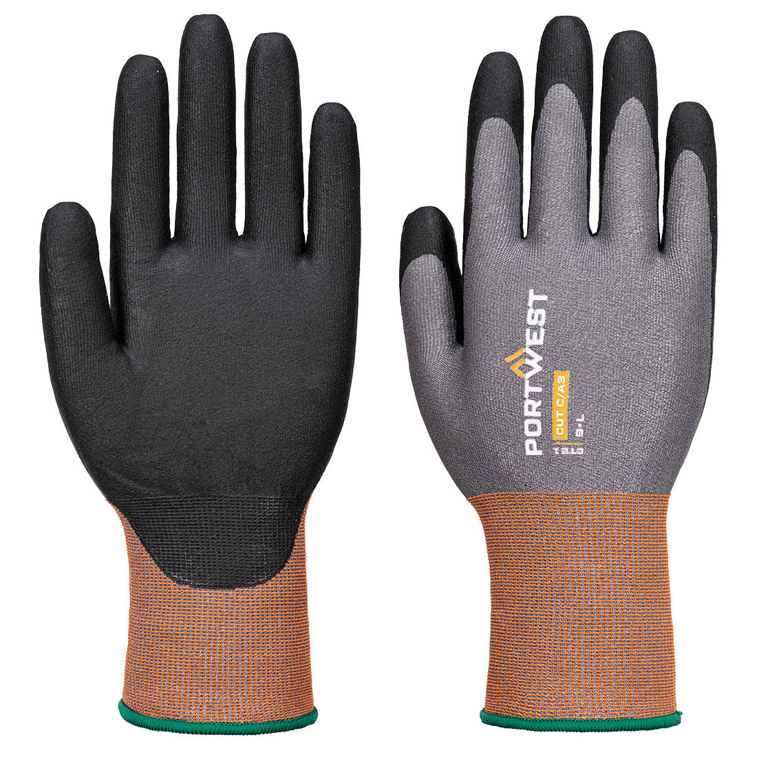 Portwest CT21 Cut Resistant Gloves A3 Nitrile Touchscreen Work Gloves