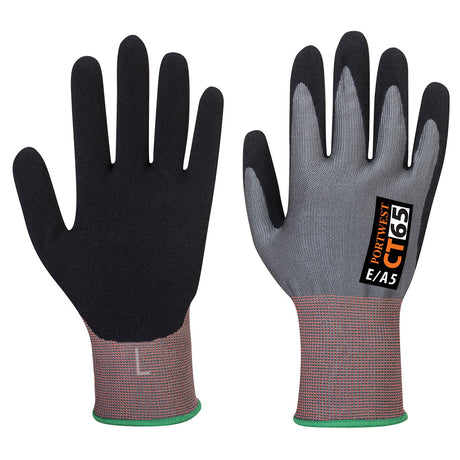 Portwest CT65 Cut Level E Nitrile Gloves A5 Touchscreen Compatible