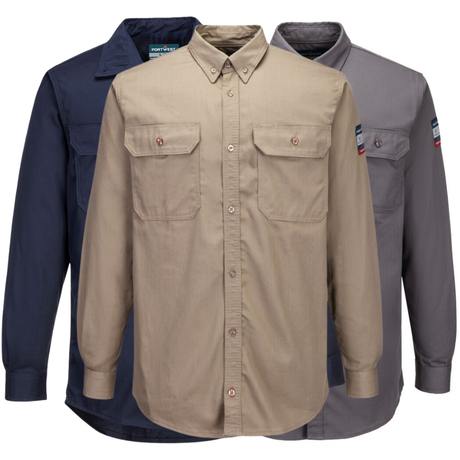 Portwest Bizflame 88/12 Flame Resistant Shirt ARC2 Protection FR89