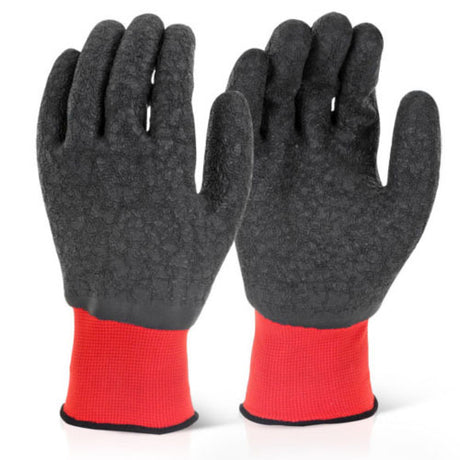 Beeswift Multi Purpose Fully Coated Poly Gloves Latex Grip Work Gloves
