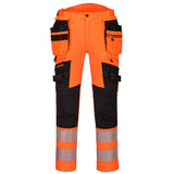 DX4 Orange Hi Vis Trousers Ergonomic Design Hi Vis Holster Trousers