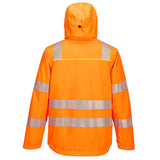 Portwest DX4 Hi Vis Waterproof Jacket Orange Railway Compliant Shell