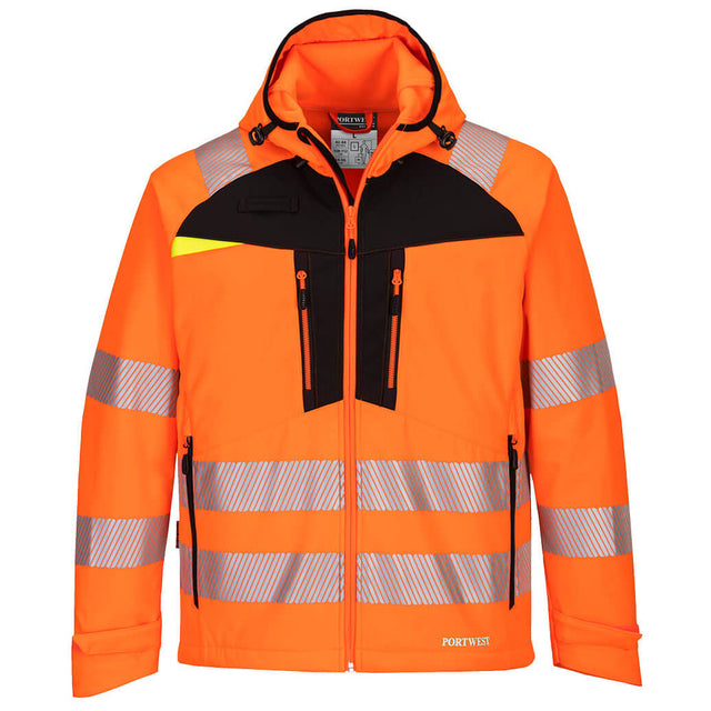 DX4 Hi-Vis Waterproof Jacket: Breathable, Windproof & Ripstop Fabric
