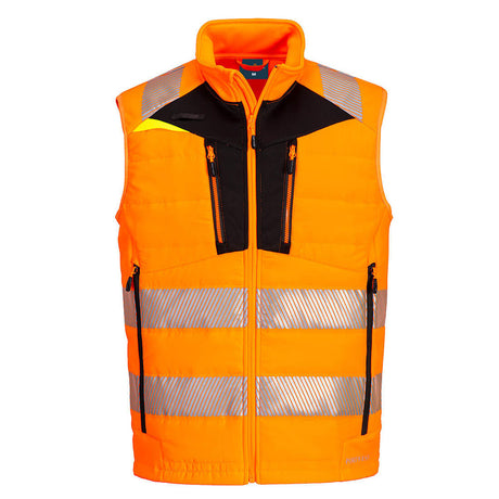 DX4 Hi Vis Body Warmer Softshell Premium Hi Vis Gilet