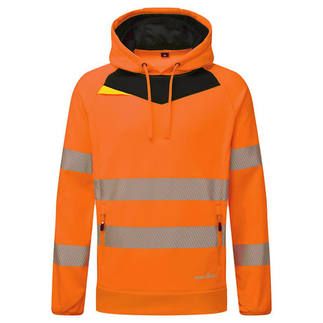 Portwest Hi Vis Hoodie DX4 Orange Yellow Overhead Fleece