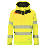 Portwest Hi Vis Hoodie DX4 Orange Yellow Overhead Fleece