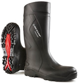 Dunlop Purofort+ Cold and Anti Slip Full Safety Black Wellington Boots