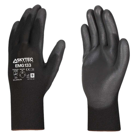 Skytec Elements EMG133 Work Gloves Polyurethane Palm Coated Precision Handling