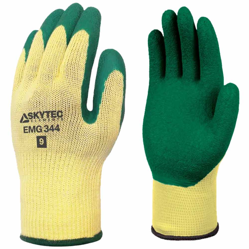 Skytec Elements EMG344 Latex Grip Glove Heat Resistant Multi-Purpose