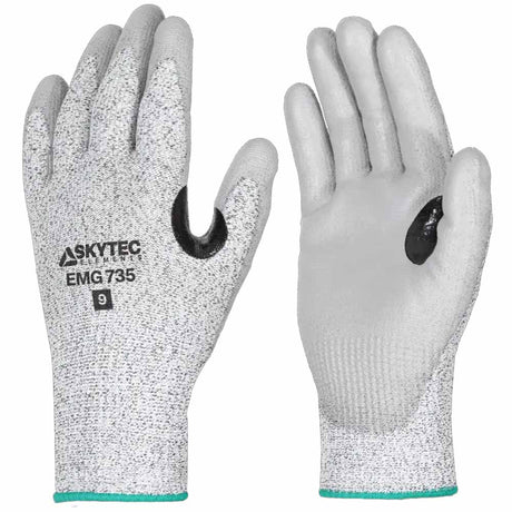 Skytec EMG735 Cut Level C Gloves PU Coated Work Gloves