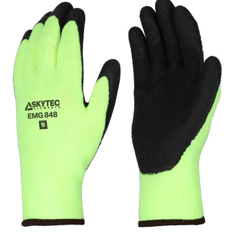Skytec Elements EMG848 Thermal Work Gloves Heat & Cold Resistant Latex Palm