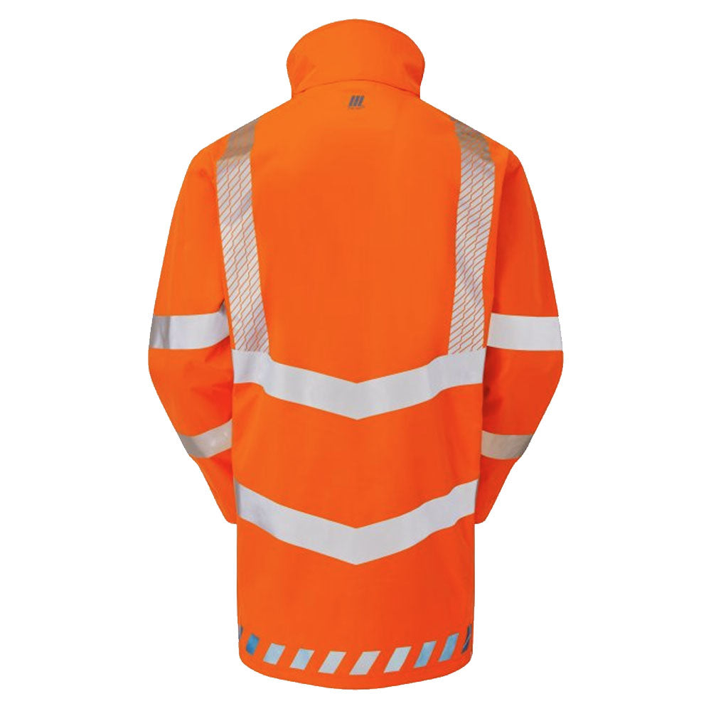 Pulsar Evolution Hi Vis Storm Coat Orange Waterproof Rail Spec Jacket