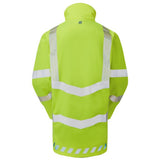 Pulsar Evolution Hi Vis Storm Coat Orange Waterproof Rail Spec Jacket