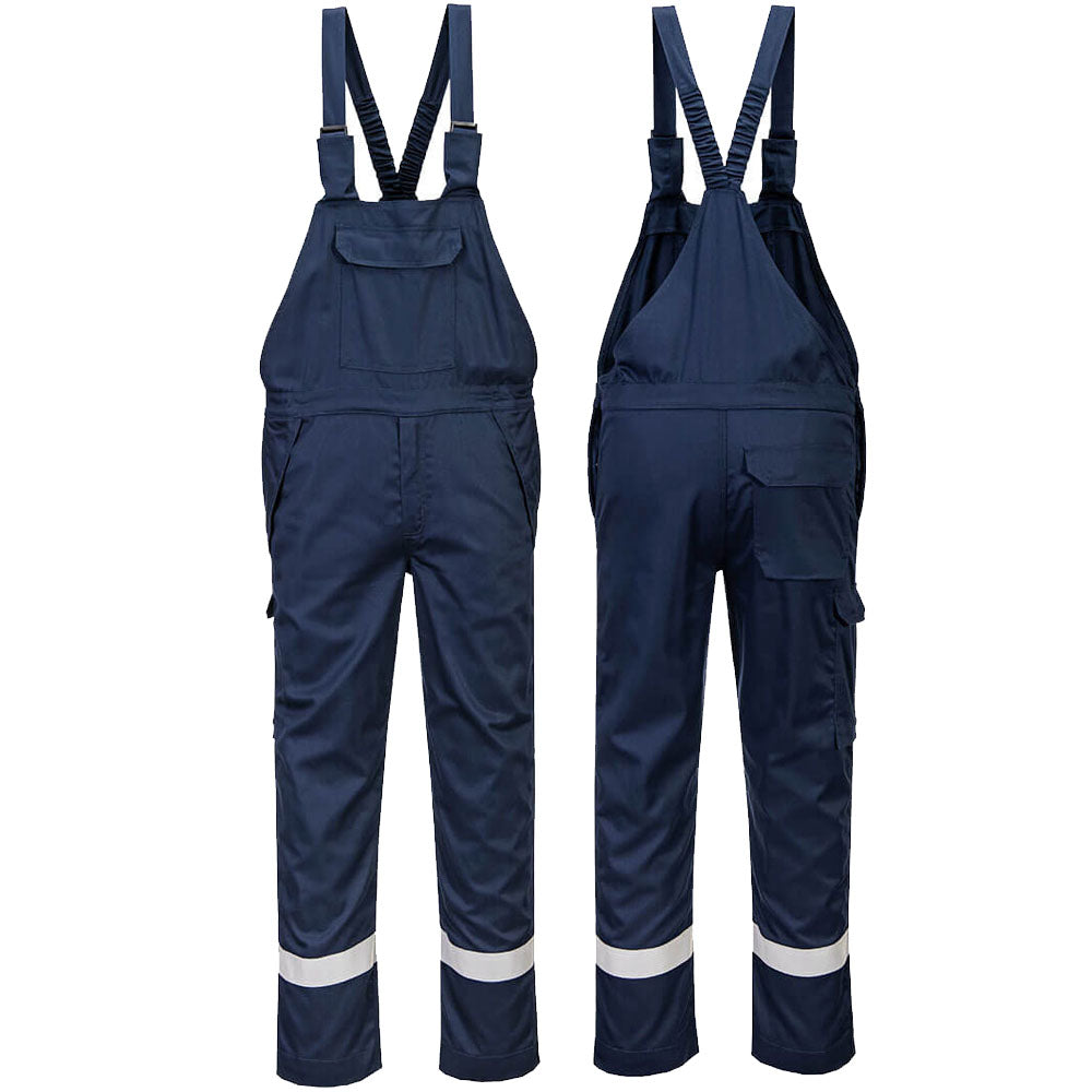Portwest FR418 Bizflame Bib & Brace Chemical Resistant Arc Flame Retardant