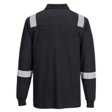 Portwest FR711 Flame Resistant Long Sleeve Polo WX3 Arc Flash Protection