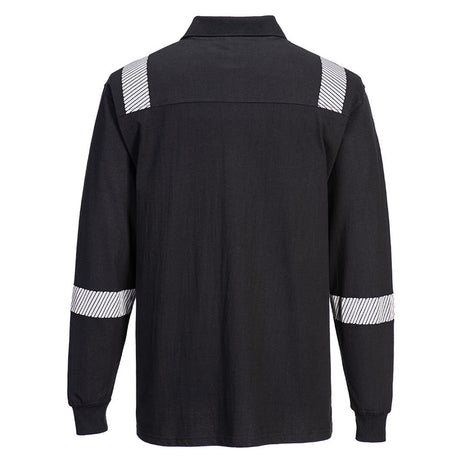 Portwest FR711 Flame Resistant Long Sleeve Polo WX3 Arc Flash Protection