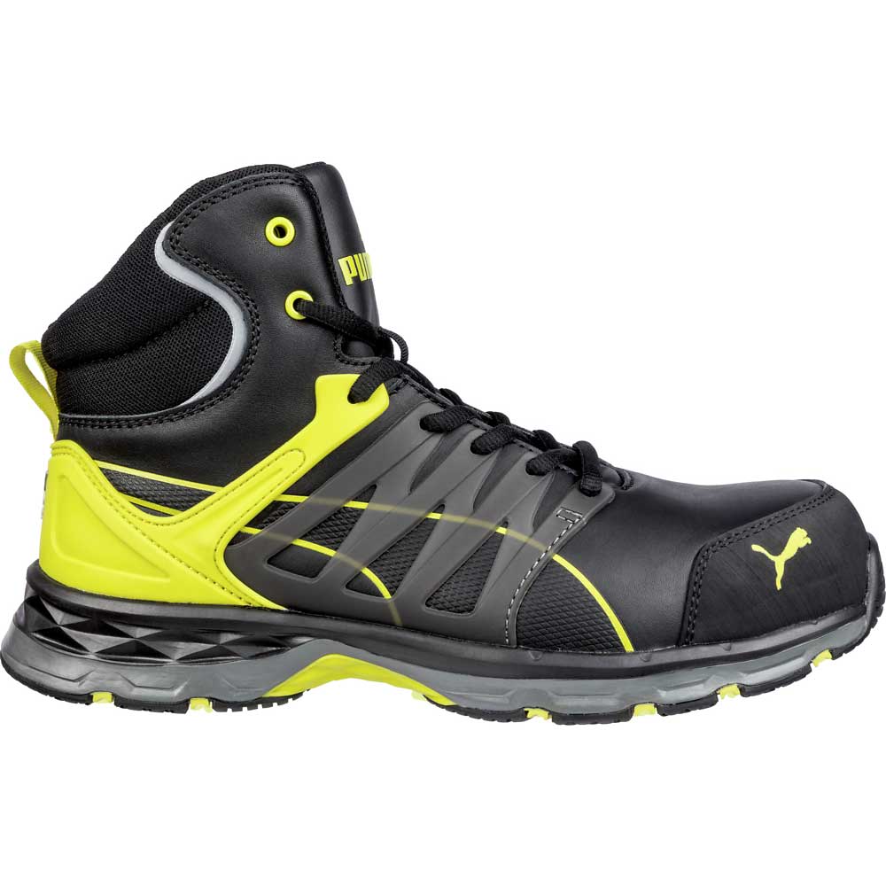 Puma Safety Velocity 2.0 Yellow Mid S3 Safety Boots Metal Free