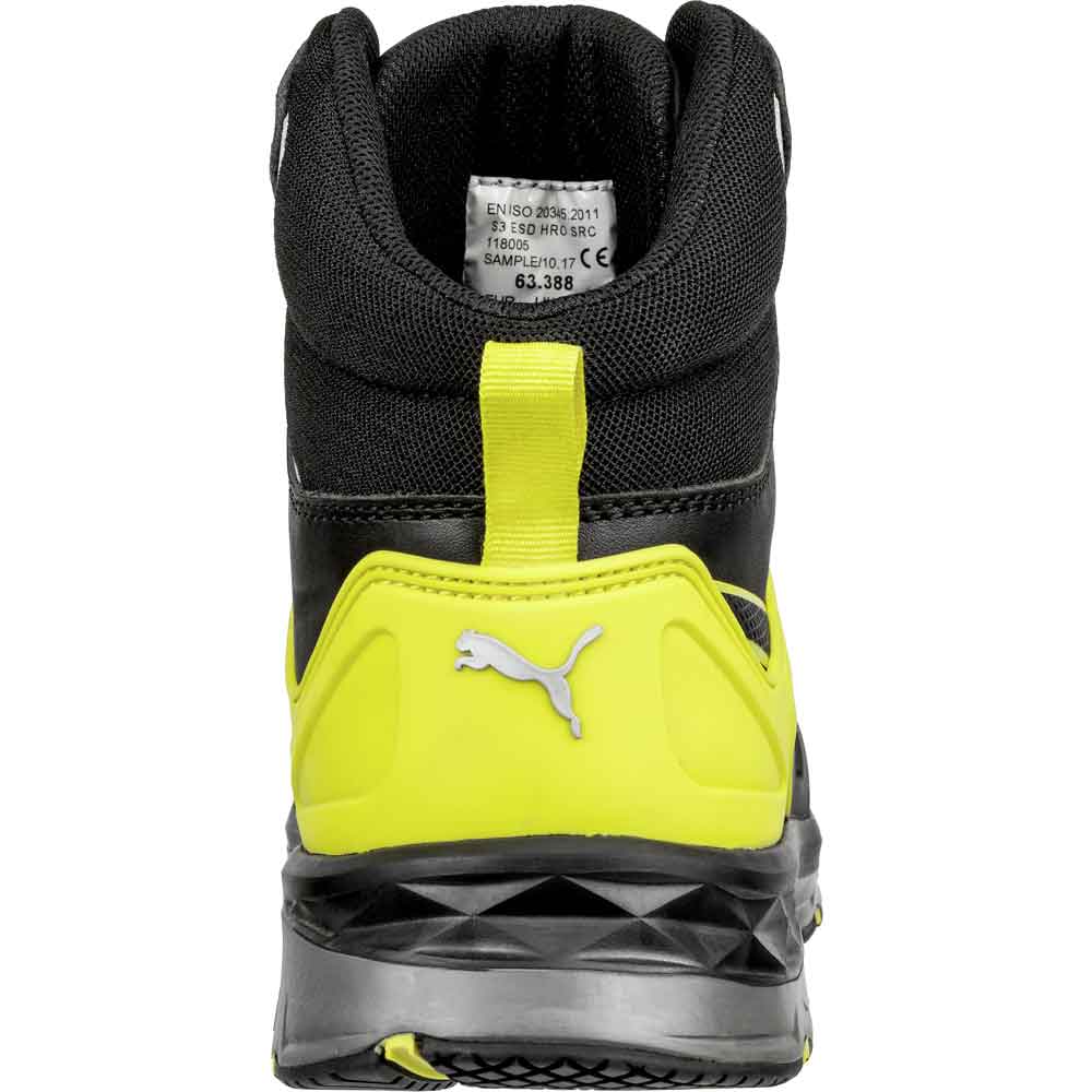 Puma Safety Velocity 2.0 Yellow Mid S3 Safety Boots Metal Free