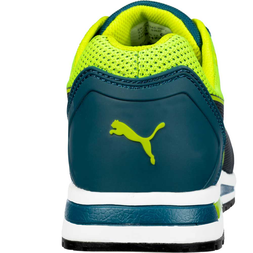 Puma Safety ELEVATE Green Knit Low Safety Trainers S1P ESD Metal Free