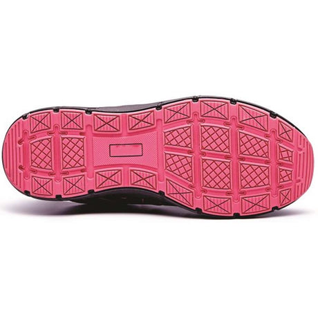 Rugged Terrain Madison Ladies Safety Trainer Black Pink SB SRC