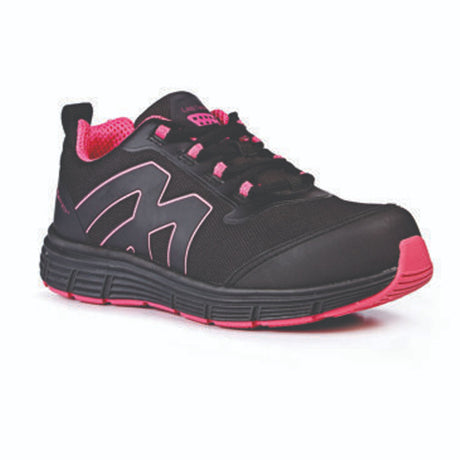 Rugged Terrain Ladies Black/Pink Safety Trainer SB SRC
