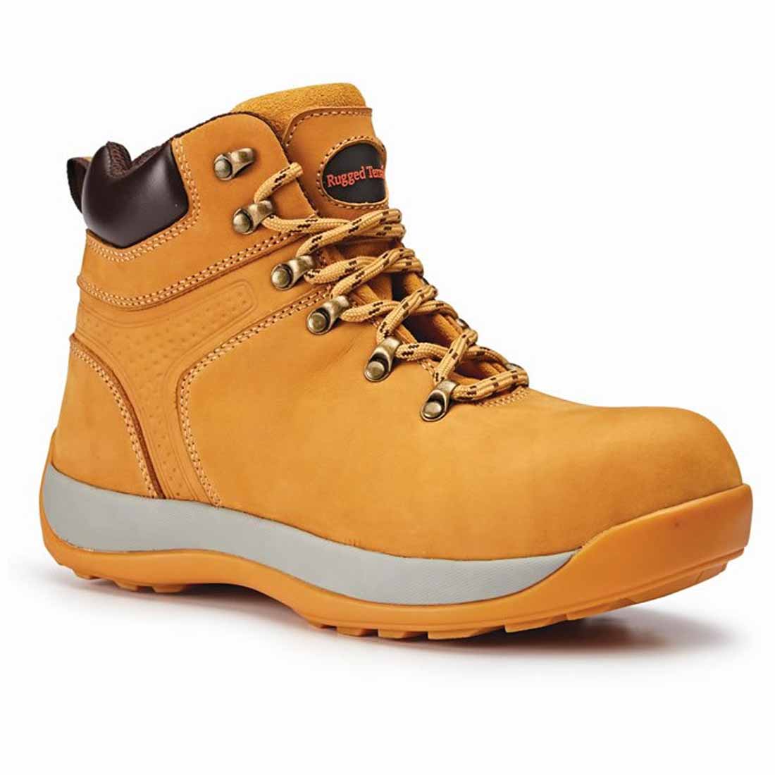 Rugged Terrain Honey Nubuck Hiker Boots S1P