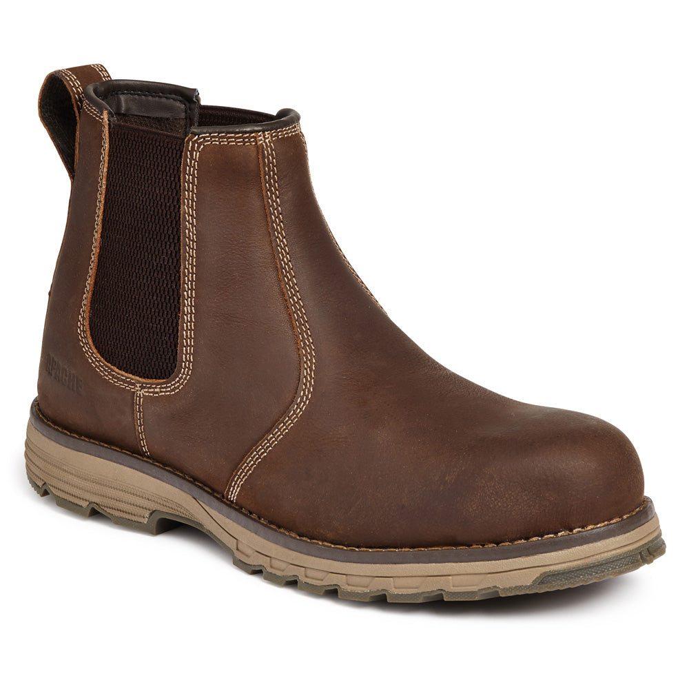 Apache Brown Water Resistant Dealer Safety Boot S3 SRA