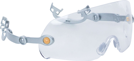 Delta Plus FUEGO Helmet Mounted Safety Glasses Clear Polycarbonate