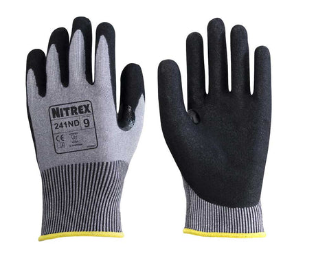 Unigloves Nitrex 241ND Cut Resistant Gloves Level D Nitrile Work Gloves