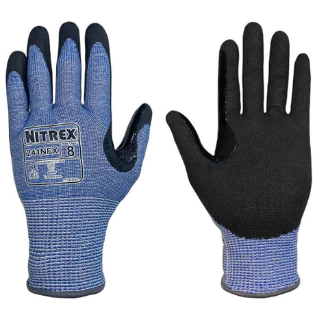 Unigloves Nitrex 241NFX Cut Resistant Gloves Level F Oil Grip