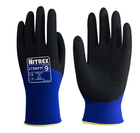 Nitrex 270 Sandy Nitrile Knuckle Coated General Purpose Gloves