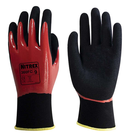 Nitrex 360FC Fully Coated Nitrile Gloves Double Dipped Grip