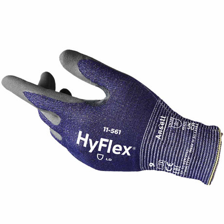 Ansell HyFlex 11-561 Cut Resistant Gloves Nitrile Palm Lightweight