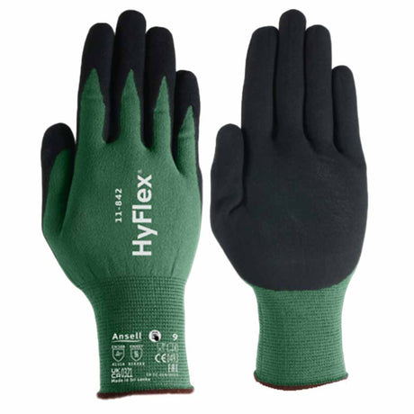 Ansell HyFlex 11-842 Sustainable Work Gloves Recycled Nitrile