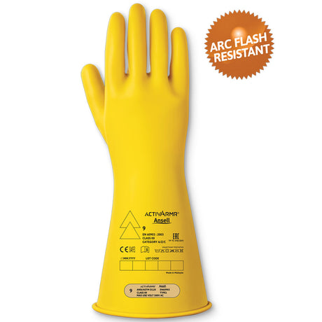 Ansell ActivArmr Class 00 Electrical Insulating Gloves Low Voltage Protection