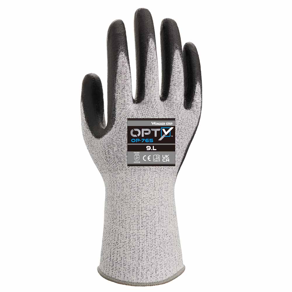 Wondergrip OP-765 Opty Cut Resistant Gloves Level A2 Polyurethane Coating
