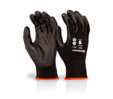 Click 2000 PU Coated Gloves Nylon Lightweight Work Gloves