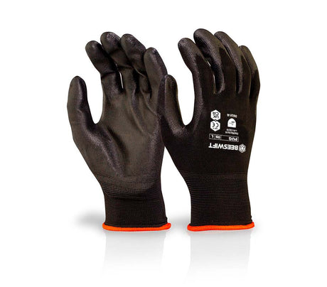 Click 2000 PU Coated Gloves Nylon Lightweight Work Gloves