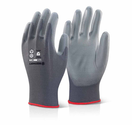 Click 2000 PU Coated Gloves Nylon Lightweight Work Gloves