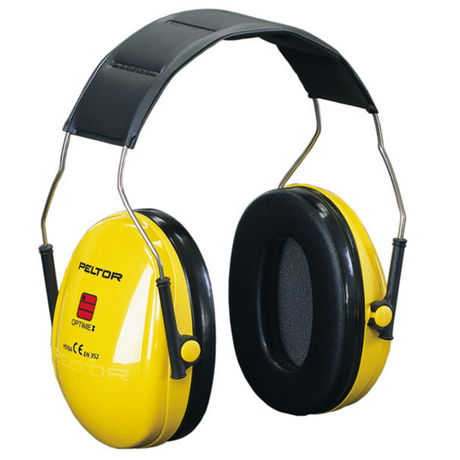 Peltor Optime Zone 1 Yellow Adjustable Headband Ear Defender SNR 27db