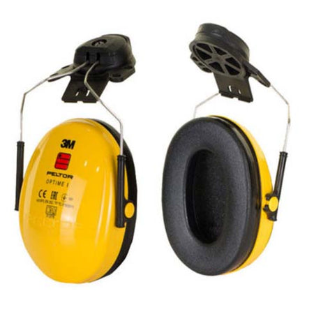Peltor Optime  Zone 1 Yellow Helmet Mounted Ear Defender SNR 26db