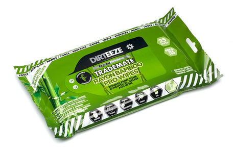 Eco friendly Bamboo H/Duty Hand and Surface Wipes x 25