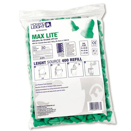 Howard Leight Max-Lite  Disposable Foam Ear Plugs SNR 34dB x 200
