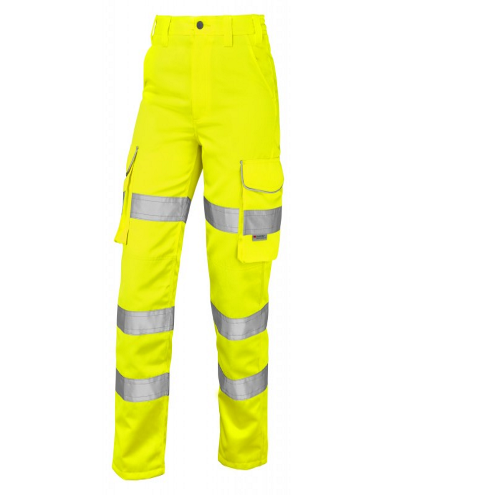Leo Pennymoor Womens Hi Vis Trousers Class 2 Work Pants
