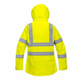 Portwest LW70 Hi Vis Womens Waterproof Jacket Yellow Breathable