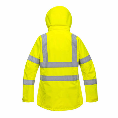 Portwest LW70 Hi Vis Womens Waterproof Jacket Yellow Breathable