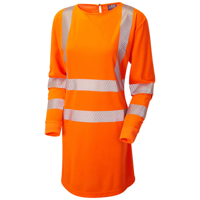 Leo Lily Womens Hi Vis Workwear EcoViz Tunic Railway Clothing