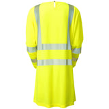 Leo Workwear Hi Vis Womens Tunic Class 3 Modesty Long Sleeve Yellow
